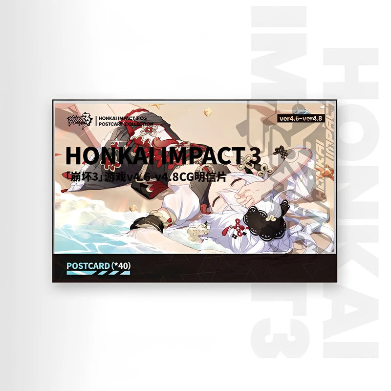 Honkai Impact 3rd CG postcard collection art card preview