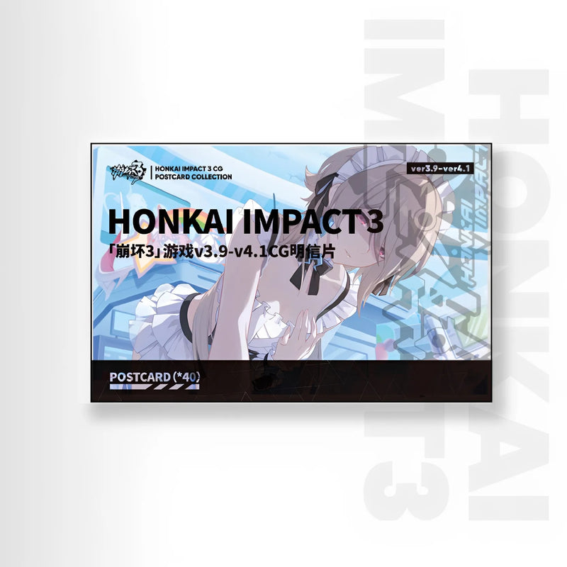 Honkai Impact 3rd CG postcard set character artwork preview