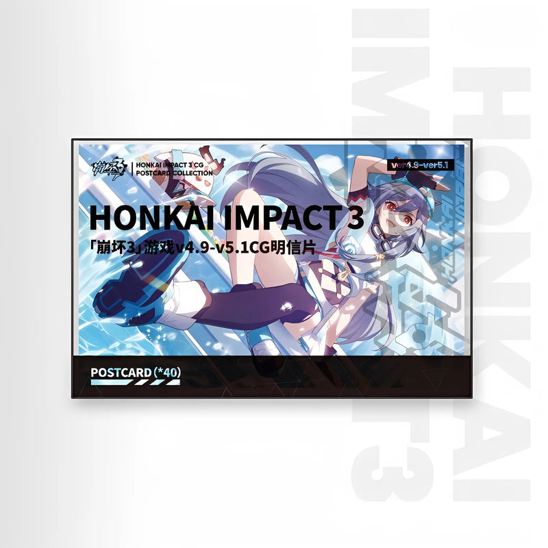 Honkai Impact 3rd CG postcard set character scene artwork preview