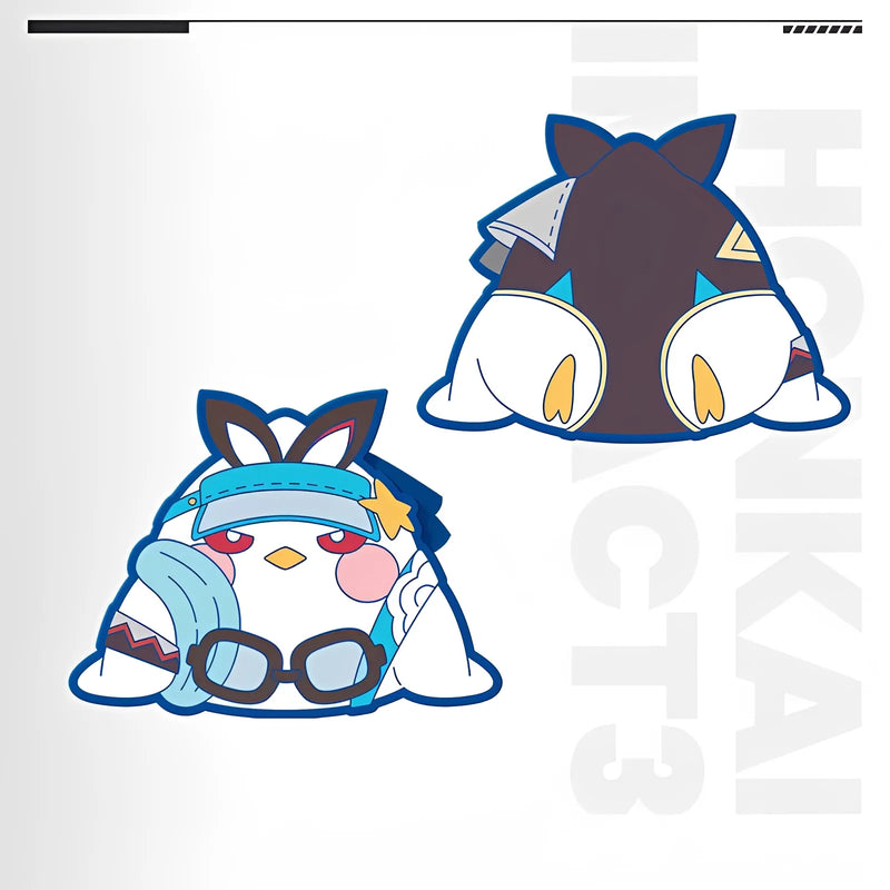 Honkai Impact 3rd Chiyuan Party Series rubber clip Bronya chibi mascot PVC accessory