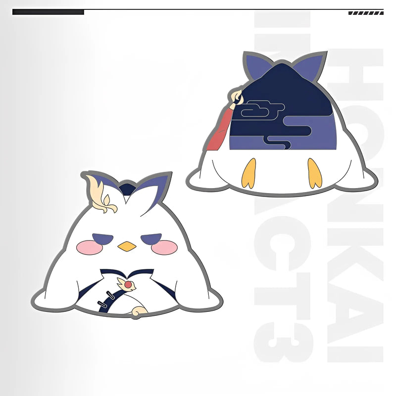 Honkai Impact 3rd Chiyuan Party Series rubber clip Fu Hua chibi mascot PVC accessory