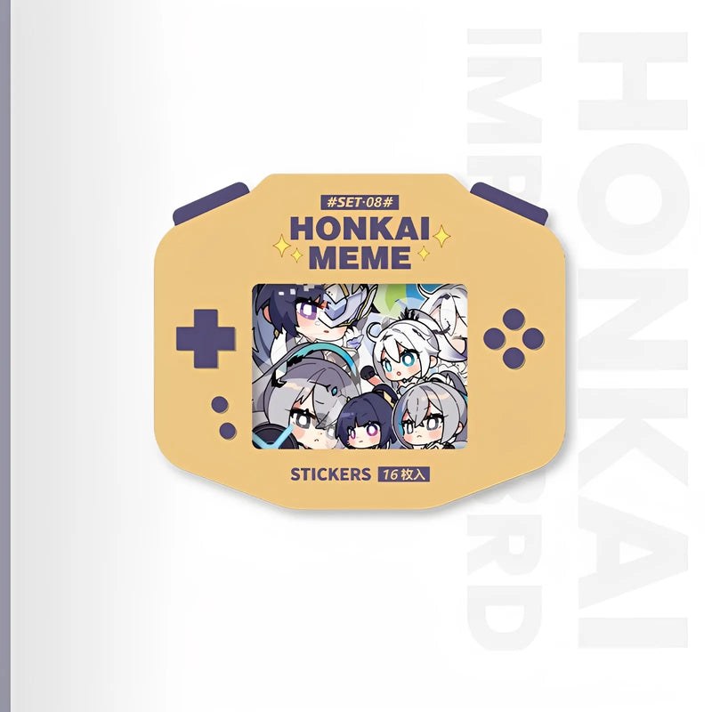 Honkai Impact 3rd chibi character meme stickers