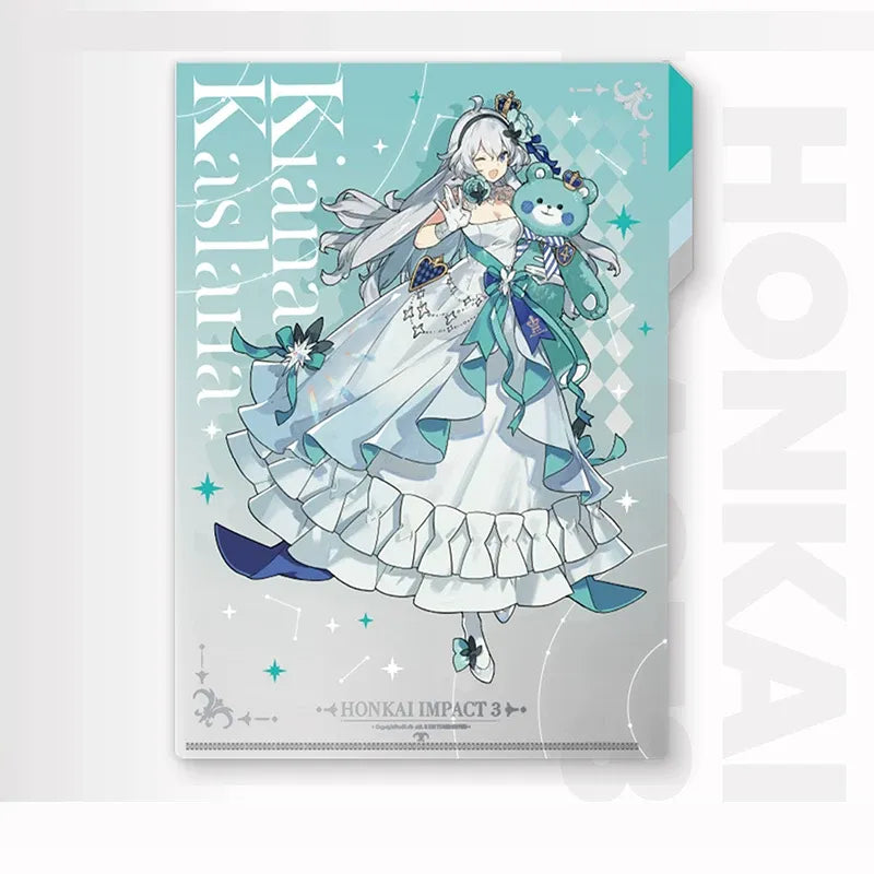 Honkai Impact 3 Kiana Valkyrie Multi Layer File Folder A4