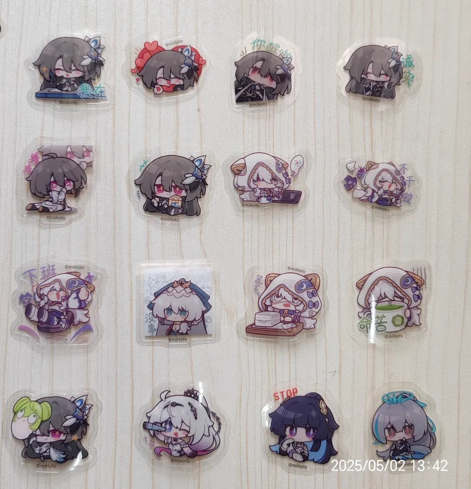 Honkai Impact 3rd HONKAI MEME Series PET Expression Sticker Set