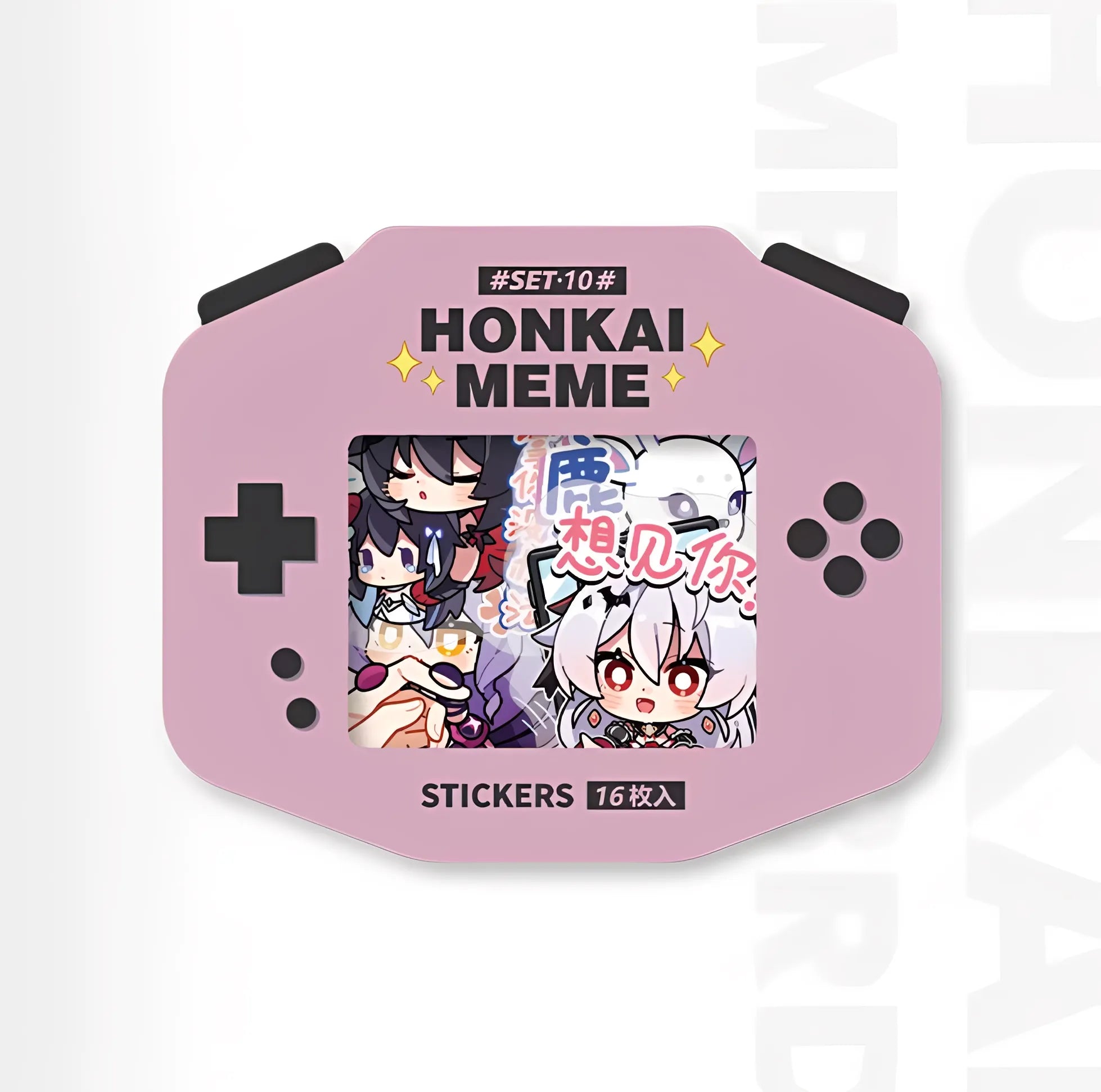Honkai Impact 3rd transparent PET stickers