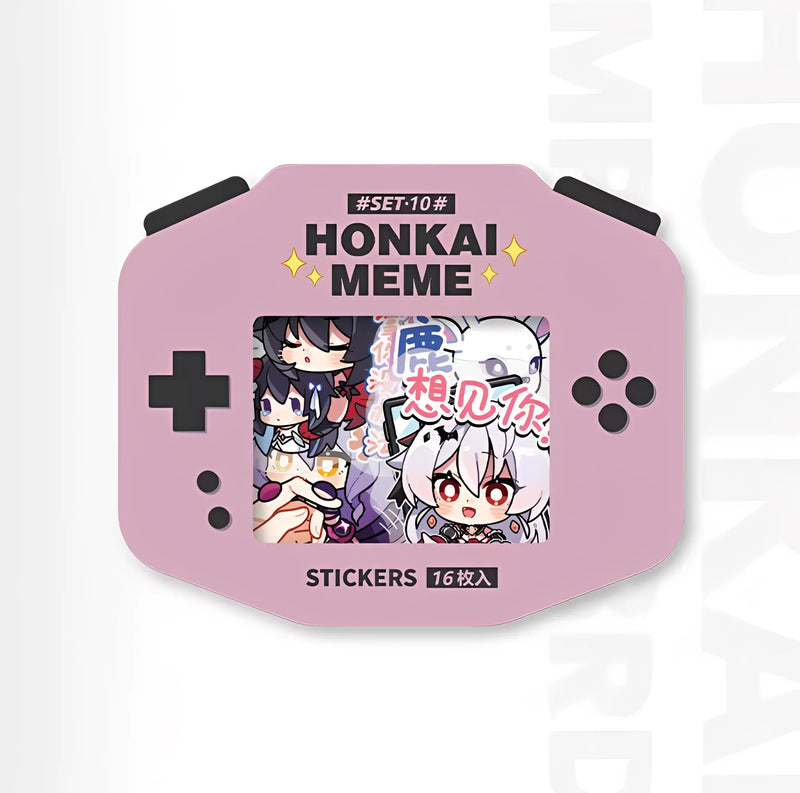 Honkai Impact 3rd transparent PET stickers