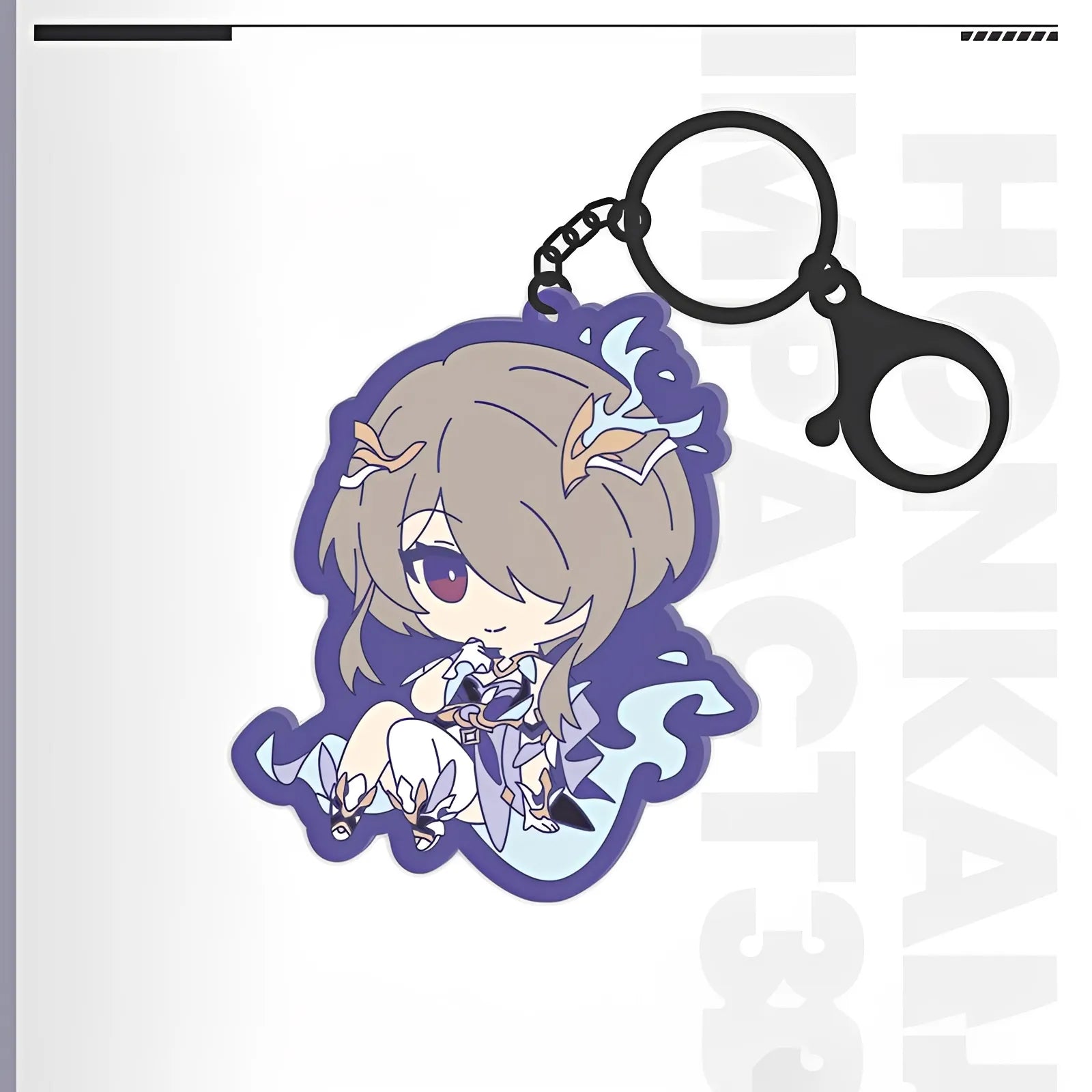 Honkai Impact 3rd Rita Rossweisse chibi soft rubber keychain design
