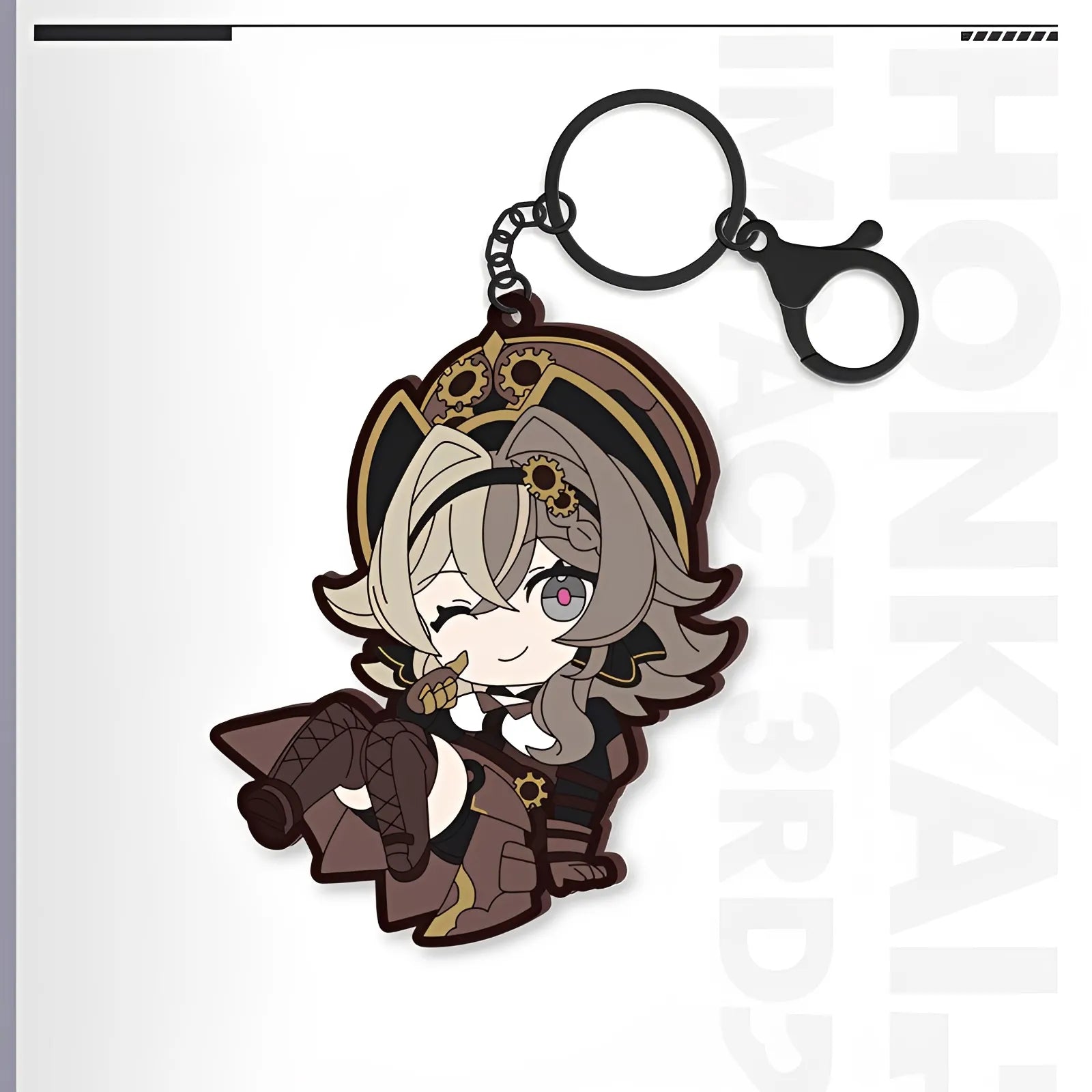 Honkai Impact 3rd Vill-V chibi soft rubber keychain character version