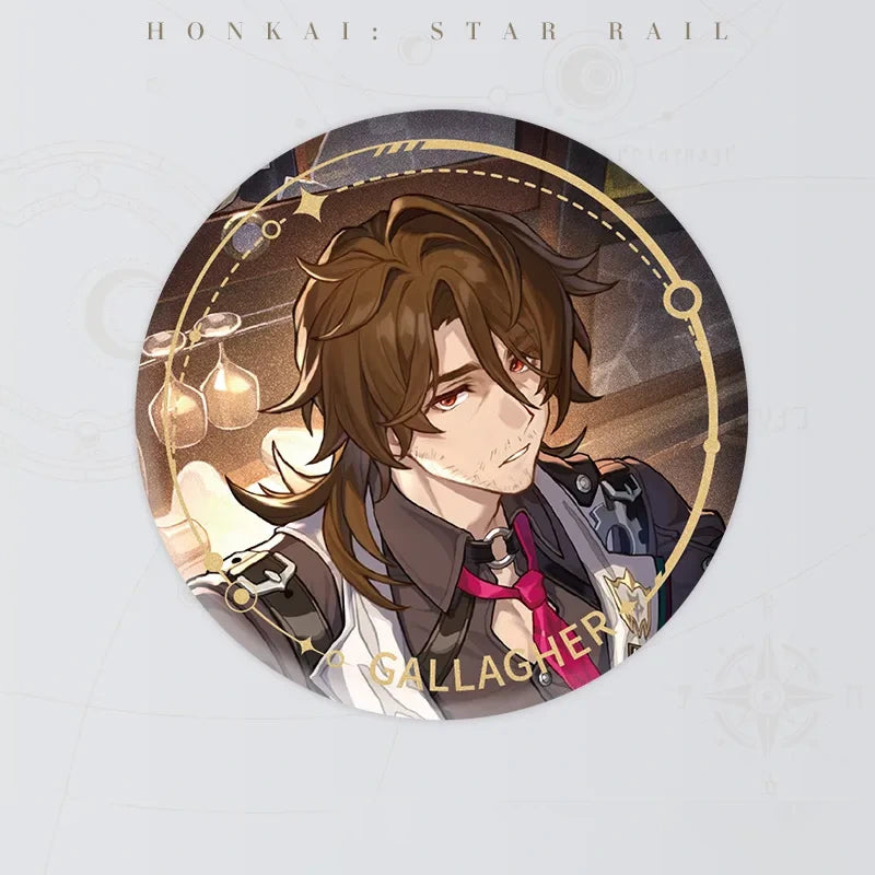 Honkai: Star Rail Gallagher Abundance tinplate badge