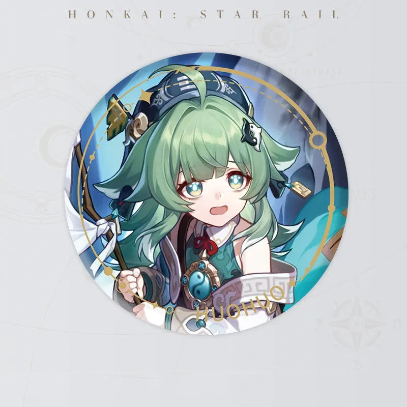 Honkai: Star Rail Huohuo Abundance tinplate badge