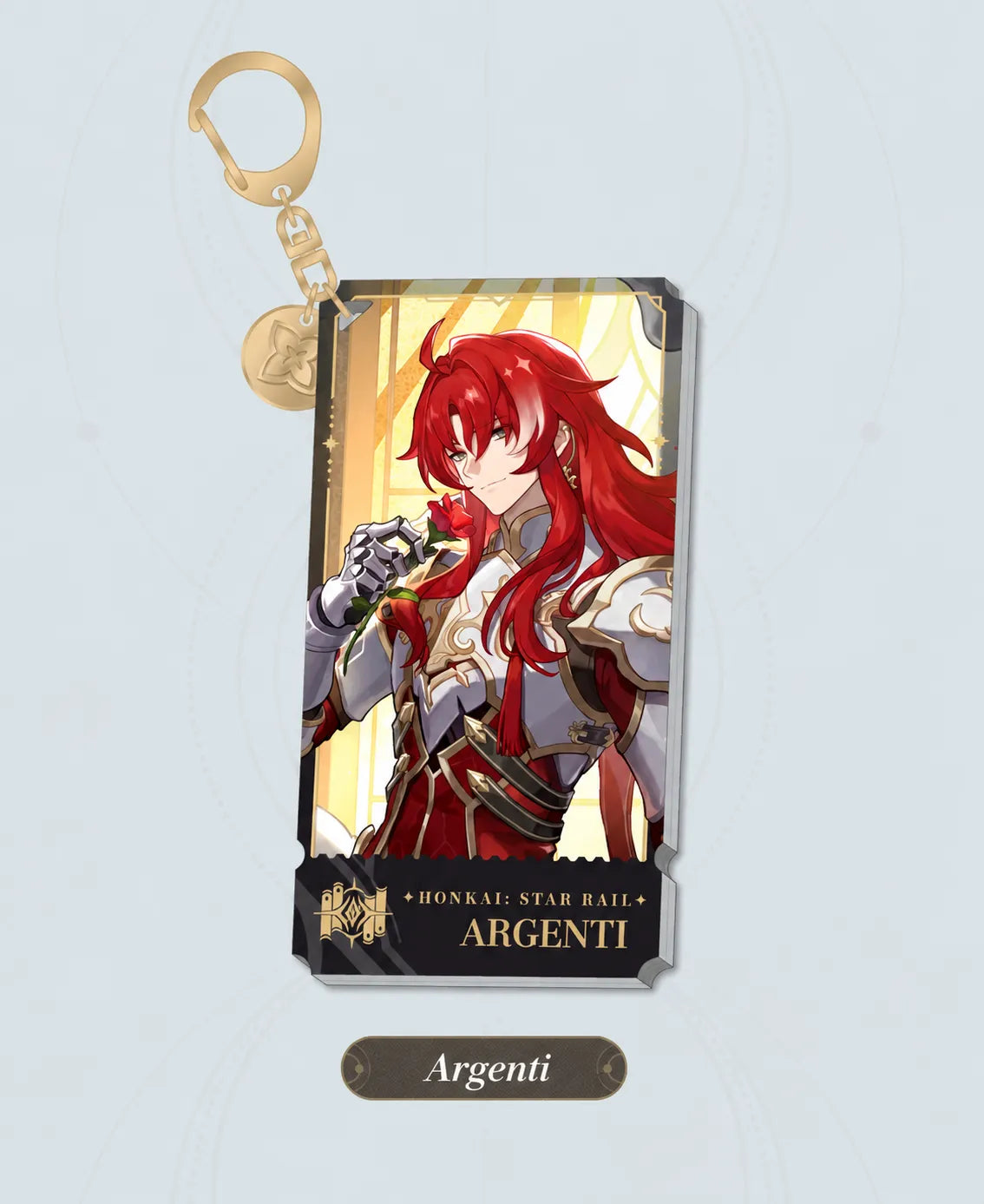 Argenti Erudition acrylic charm details