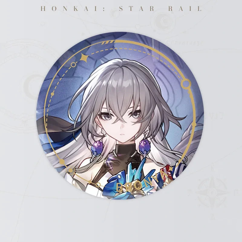 Honkai: Star Rail Character Artwork Series Harmony Badge featuring Bronya