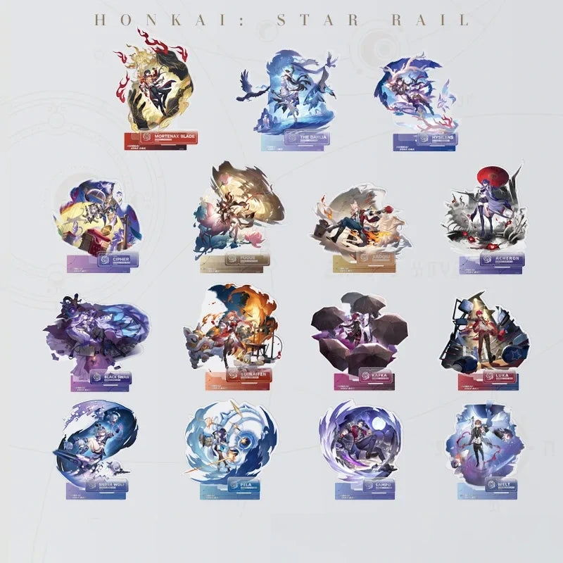 Honkai: Star Rail Character Artwork Series Nihility Acrylic Standees collection