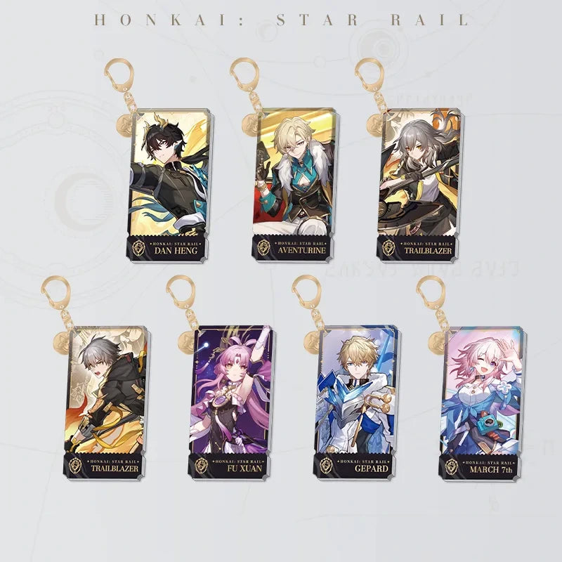 Honkai: Star Rail Character Artwork Series Preservation Acrylic Charms