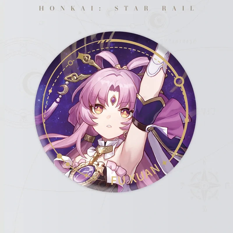 Honkai: Star Rail Character Artwork Series Preservation Badge featuring Fu Xuan