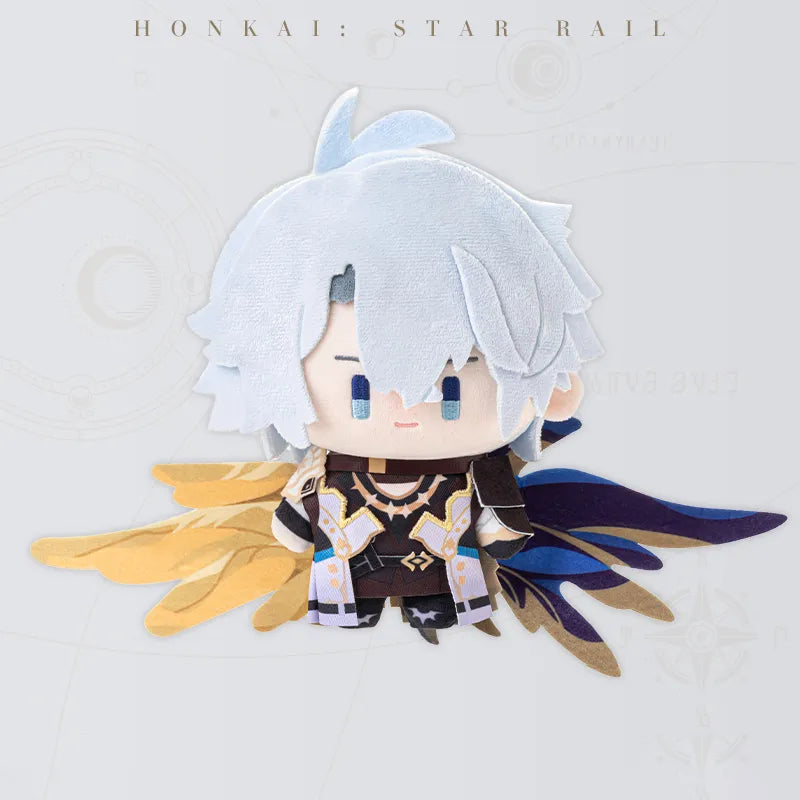 Honkai Star Rail Phainon Chibi Doll Series plush doll featuring light blue hair and winged outfit available for pre-order