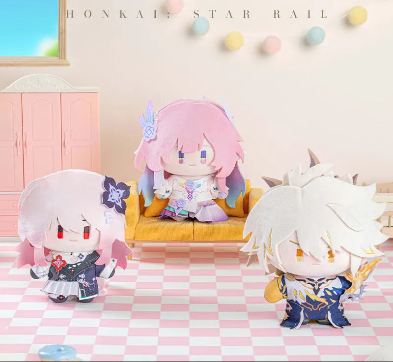Chibi Doll Series plush dolls featuring soft fabric textures and colorful character costumes