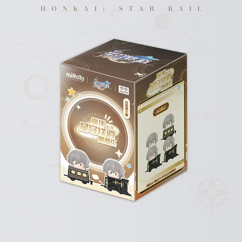 Honkai: Star Rail Trailblazer Male Chibi Stack-Up Figure Set with two designs