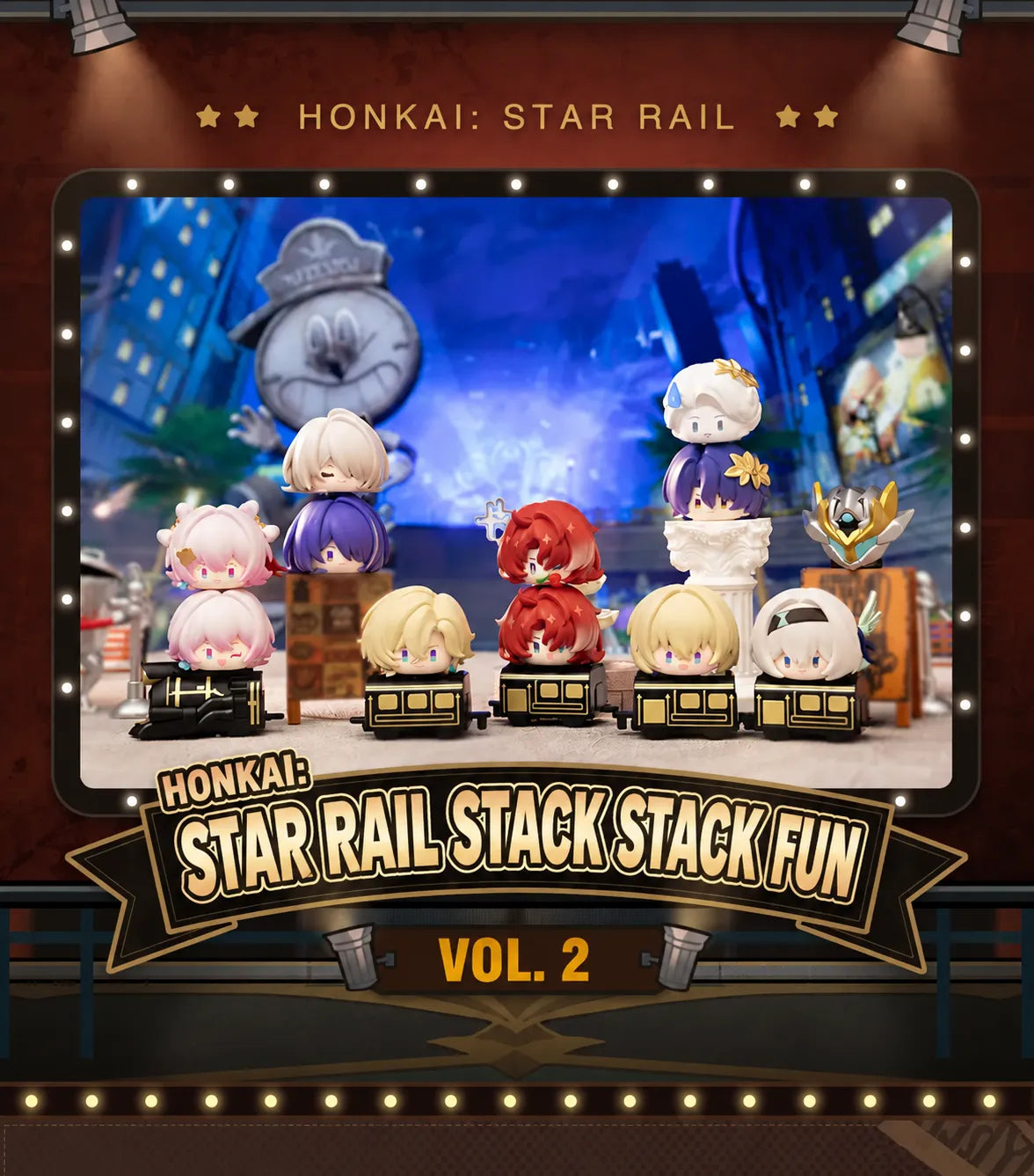 Honkai: Star Rail Chibi Stack-Up Series Vol. 2 promotional artwork