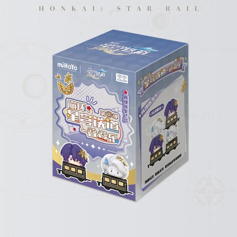 Honkai: Star Rail Dr. Ratio Chibi Stack-Up Figure Set with two designs