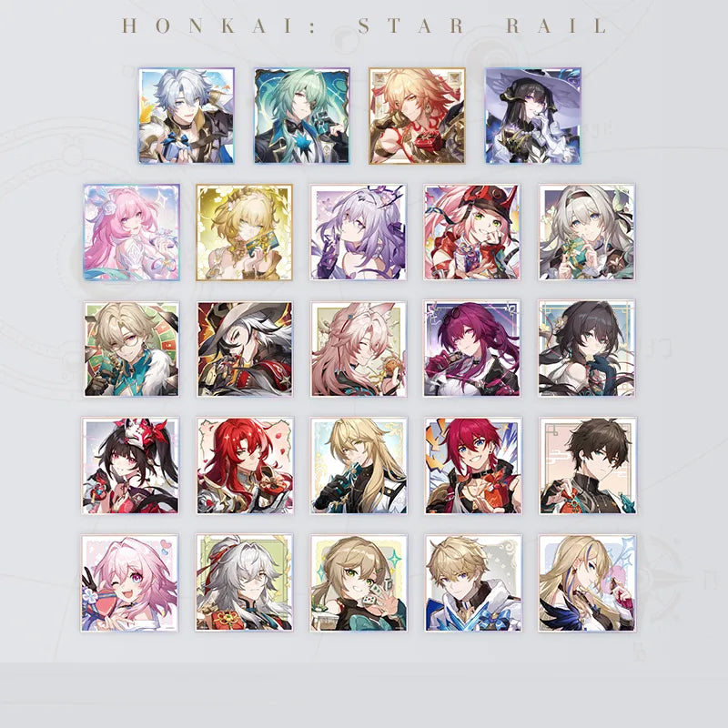 Honkai: Star Rail Cosmic Candy House Series PET Shikishi Art Board designs