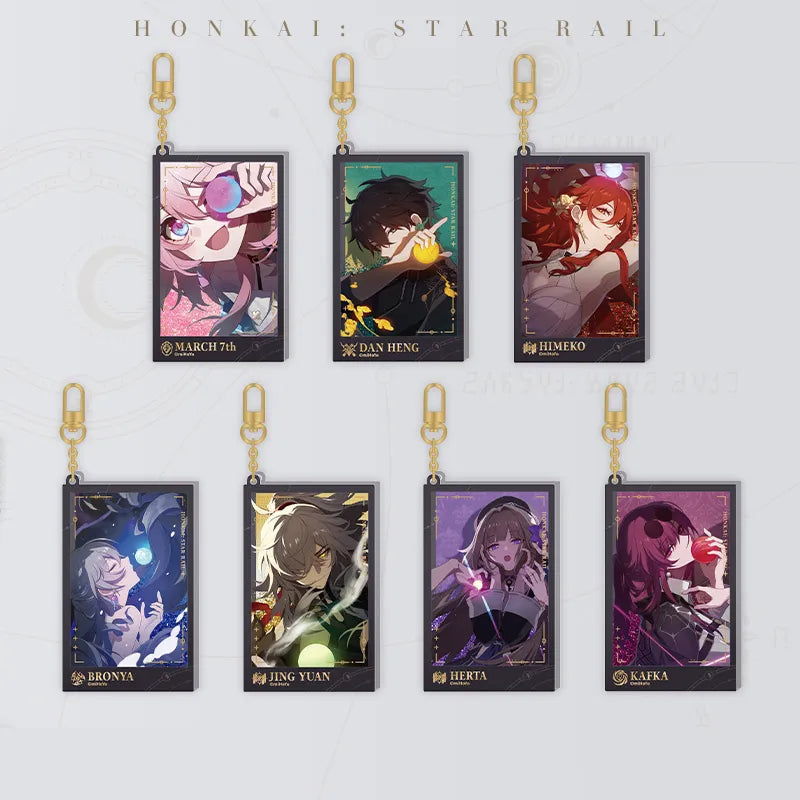 Honkai: Star Rail Departure Countdown Series Flowing Sand Acrylic Charms collection