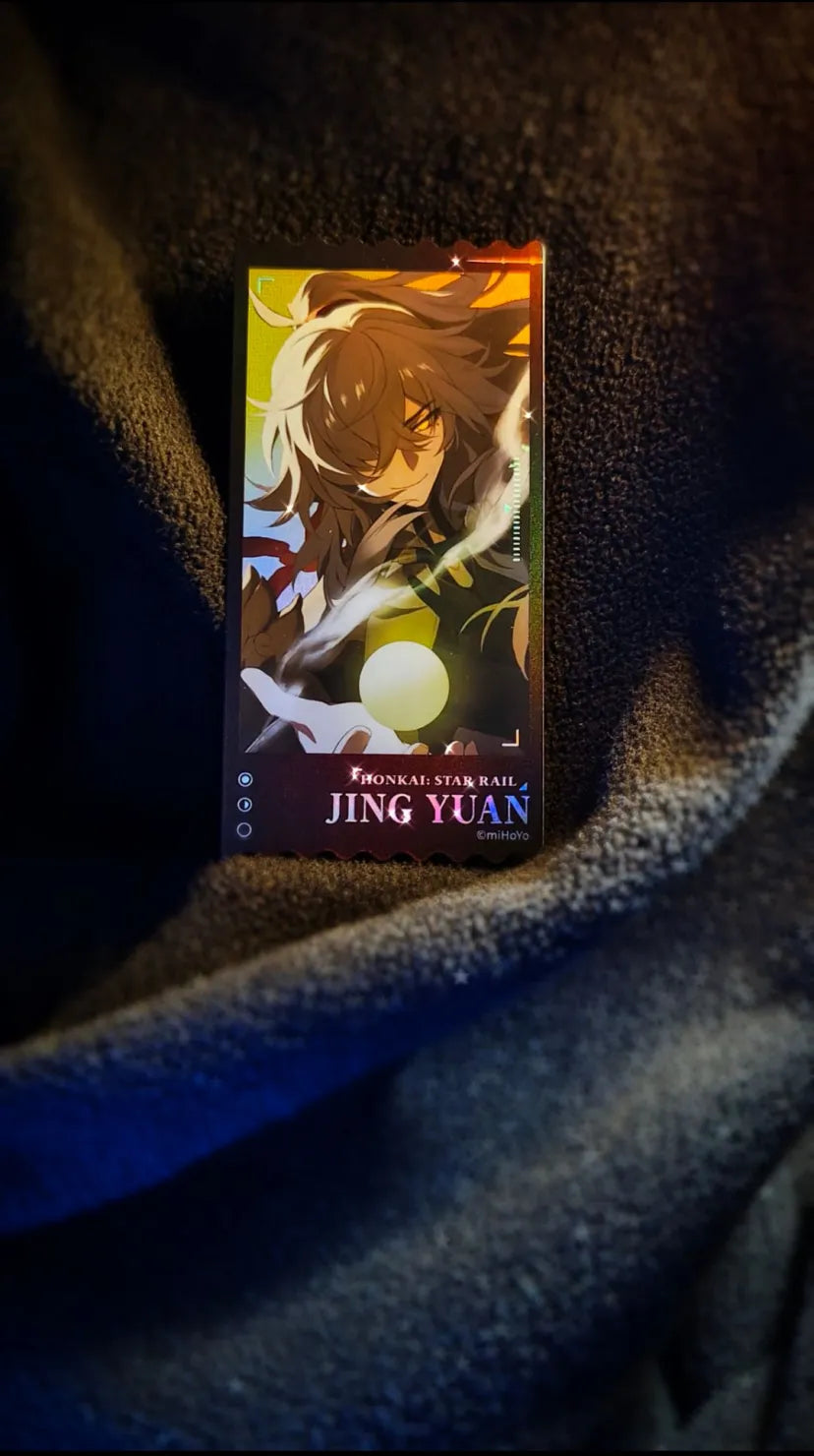 Honkai: Star Rail Departure Countdown Series Holographic Commemorative Ticket Set