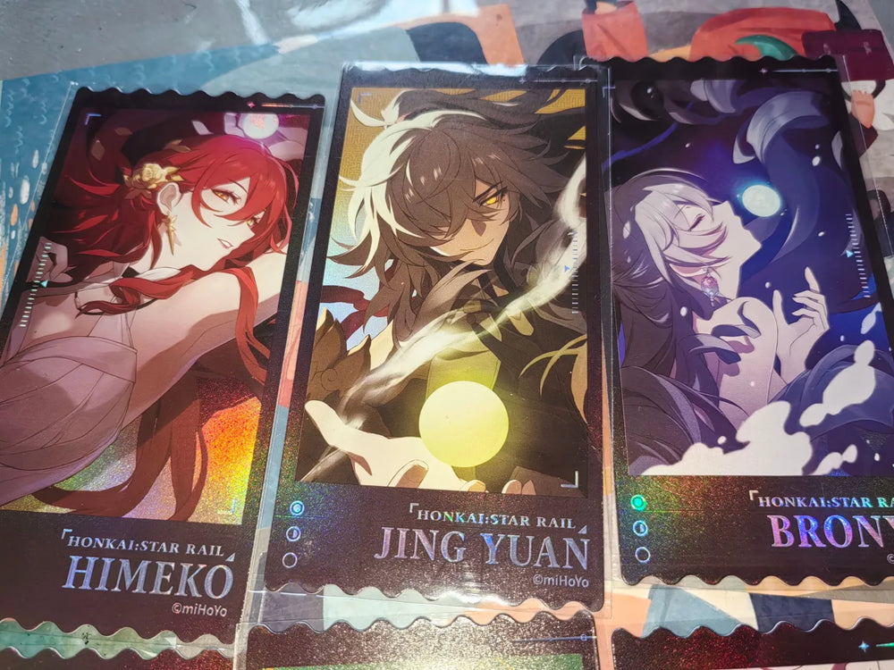 Honkai: Star Rail Departure Countdown Series Holographic Commemorative Ticket Set