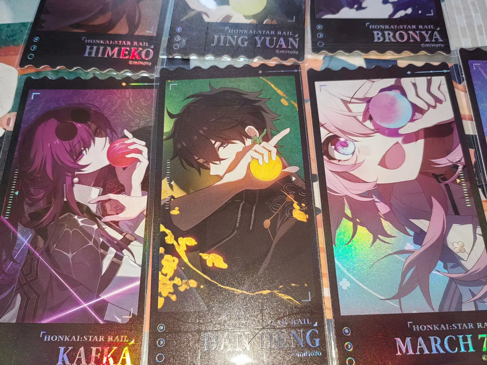Honkai: Star Rail Departure Countdown Series Holographic Commemorative Ticket Set