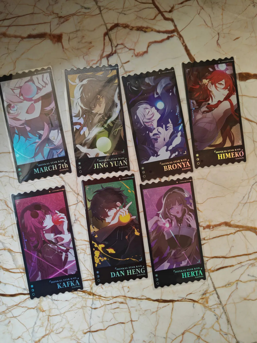 Honkai: Star Rail Departure Countdown Series Holographic Commemorative Ticket Set