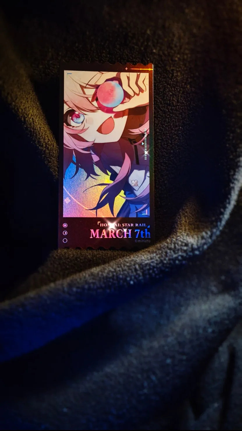 Honkai: Star Rail Departure Countdown Series Holographic Commemorative Ticket Set