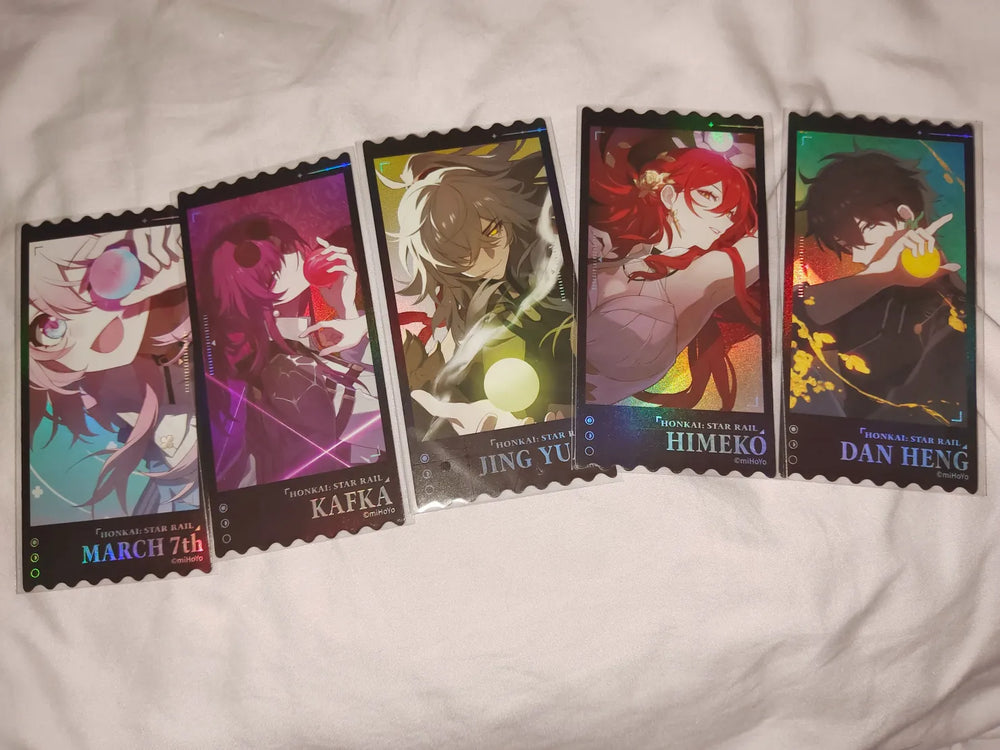 Honkai: Star Rail Departure Countdown Series Holographic Commemorative Ticket Set