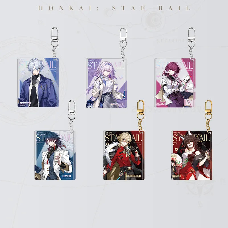 Honkai: Star Rail character Acrylic Charms collection