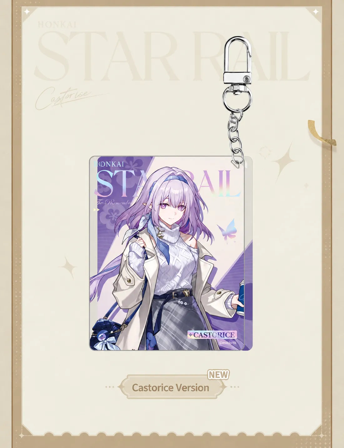 Castorice Express Travel Notes Acrylic Charm details