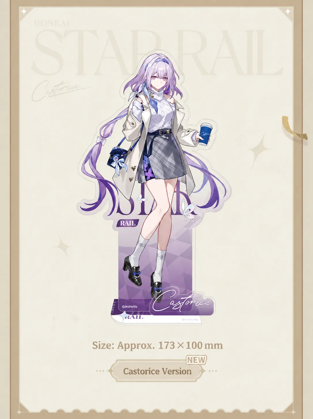 Castorice Express Travel Notes Acrylic Standee details