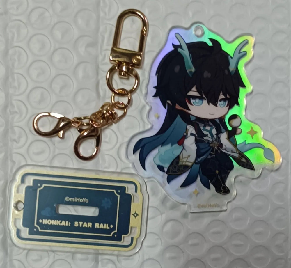 Honkai: Star Rail Express Travel Notes Chibi-Acryl-Anhänger & Aufsteller-Set