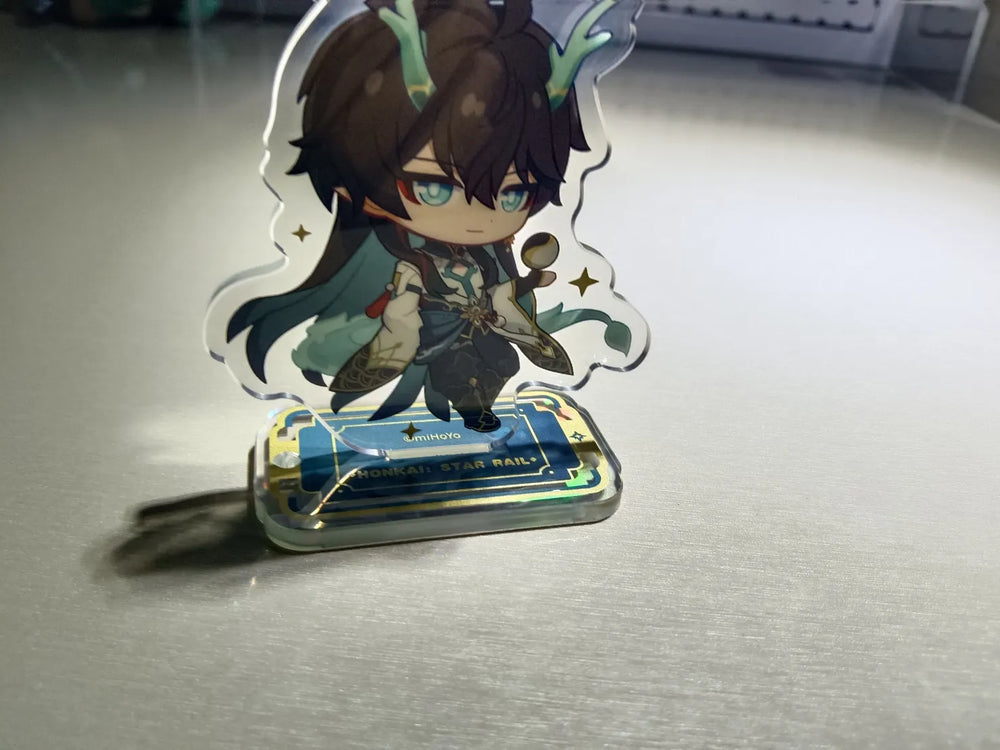 Honkai: Star Rail Express Travel Notes Chibi-Acryl-Anhänger & Aufsteller-Set