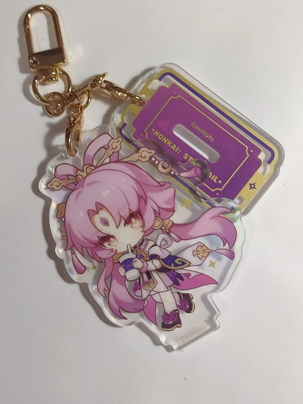 Honkai: Star Rail Express Travel Notes Chibi-Acryl-Anhänger & Aufsteller-Set