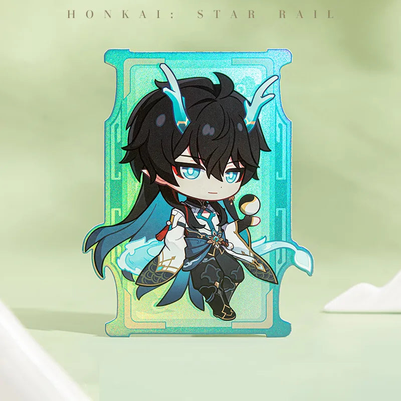 Honkai: Star Rail chibi character Holographic Collectible Cards