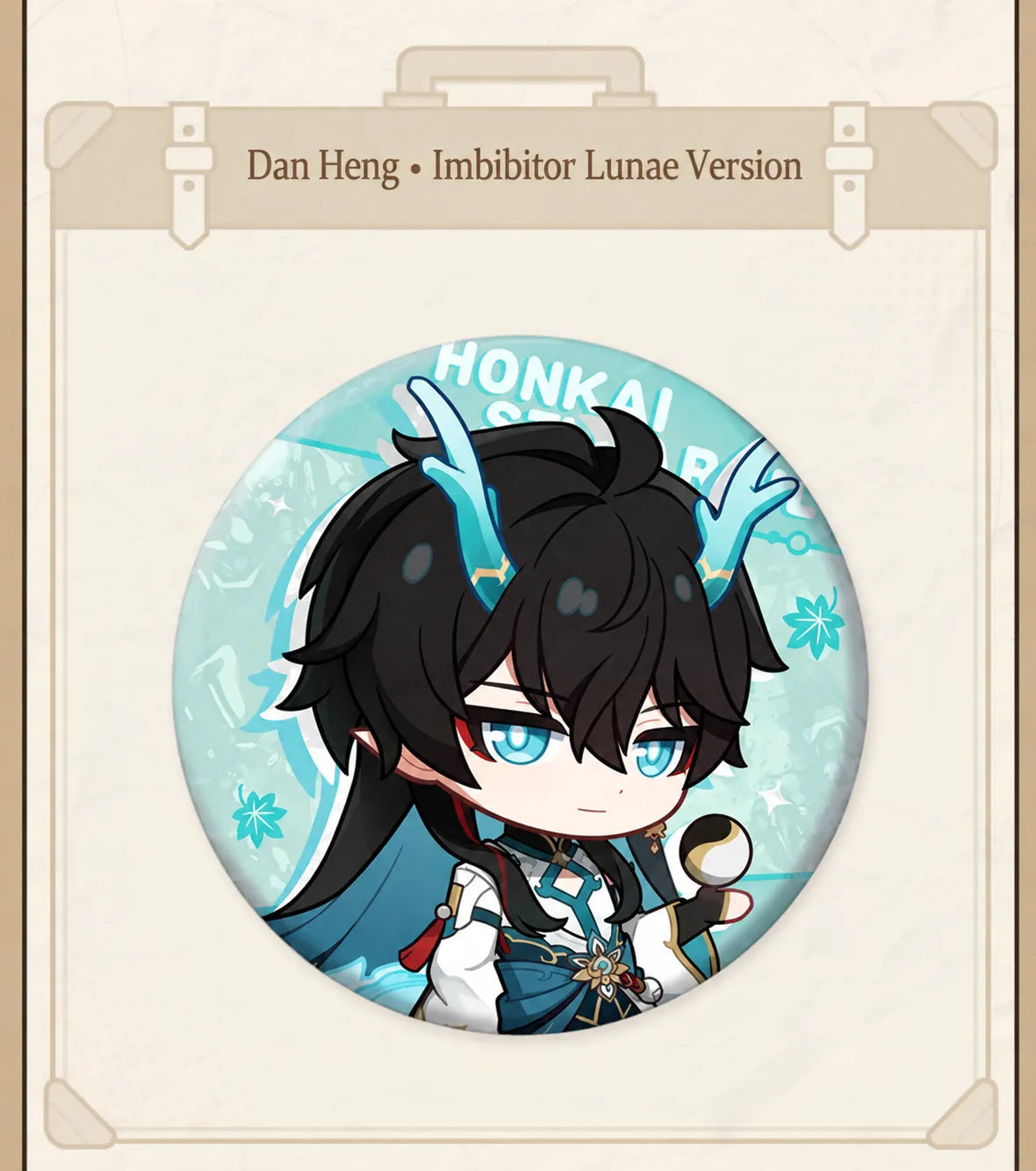 Dan Heng • Imbibitor Lunae Chibi Tinplate Badge details