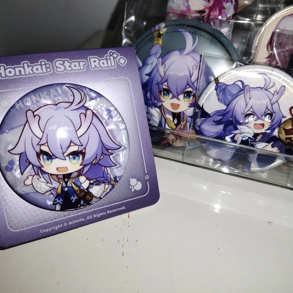Honkai: Star Rail Express Travel Notes Series Chibi-Tinplate-Abzeichen