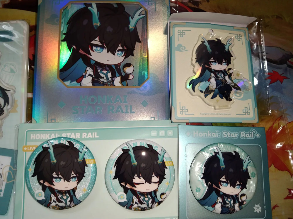 Honkai: Star Rail Express Travel Notes Series Chibi-Tinplate-Abzeichen