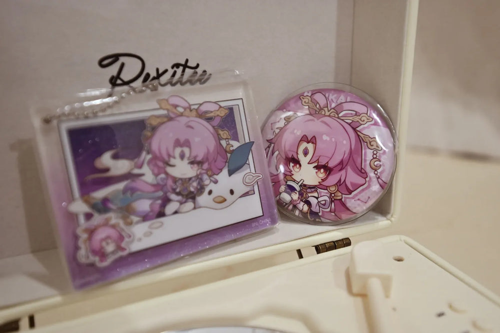 Honkai: Star Rail Express Travel Notes Series Chibi-Tinplate-Abzeichen