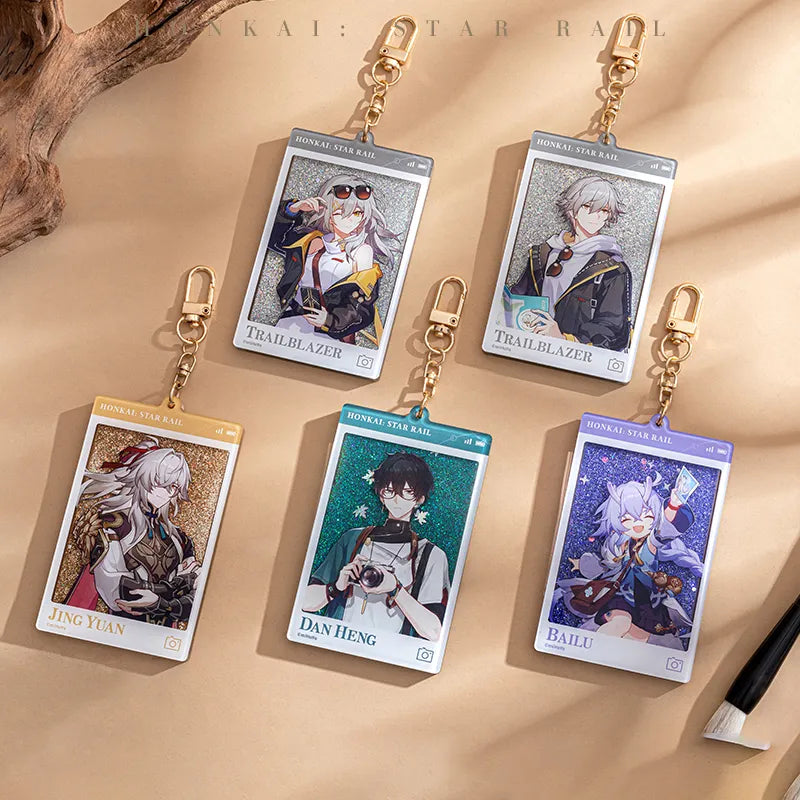 Honkai: Star Rail Express Travel Notes Series Flowing Sand Acrylic Charms