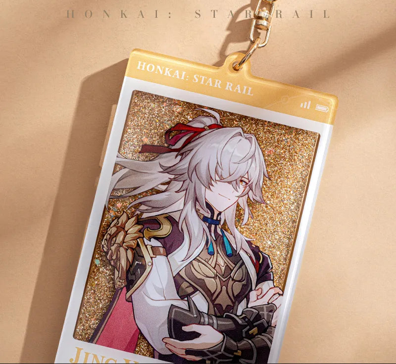 Honkai: Star Rail Express Travel Notes Flowing Sand Acrylic Charm collection