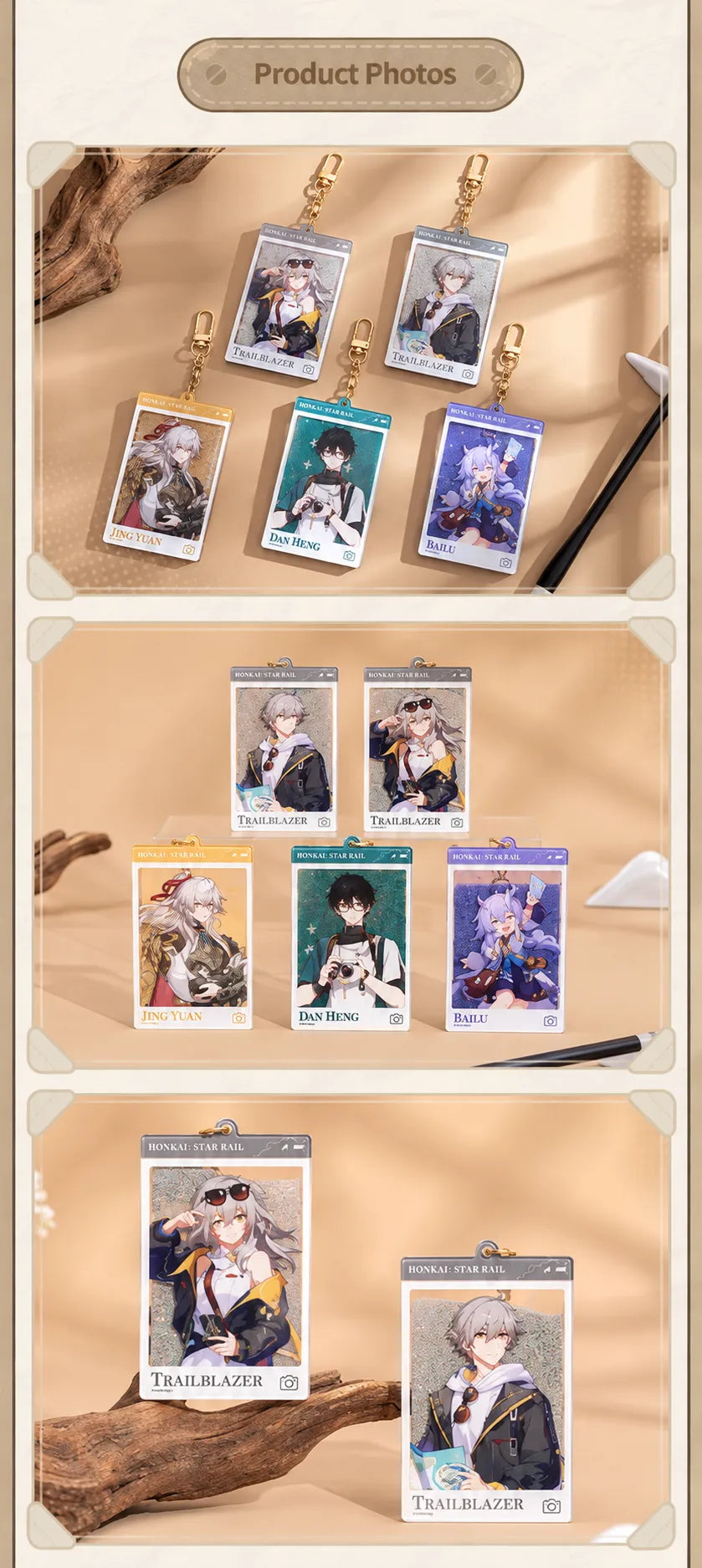 Express Travel Notes Flowing Sand Acrylic Charms product display
