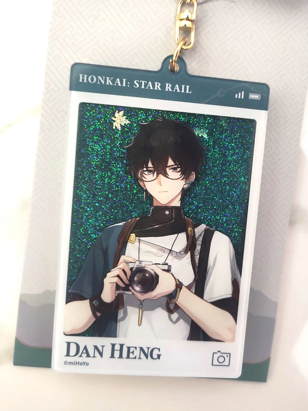 Honkai: Star Rail Express Travel Notes Series Flowing Sand Acryl-Anhänger