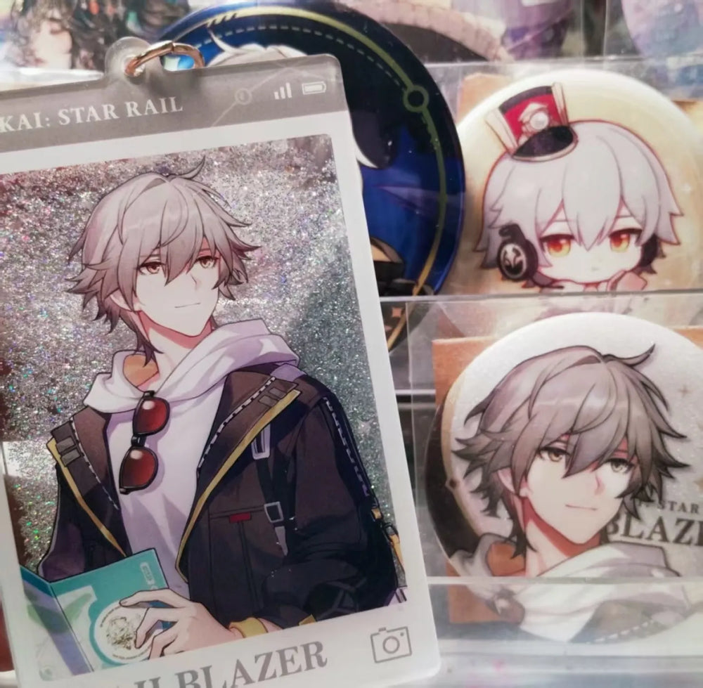 Honkai: Star Rail Express Travel Notes Series Flowing Sand Acryl-Anhänger
