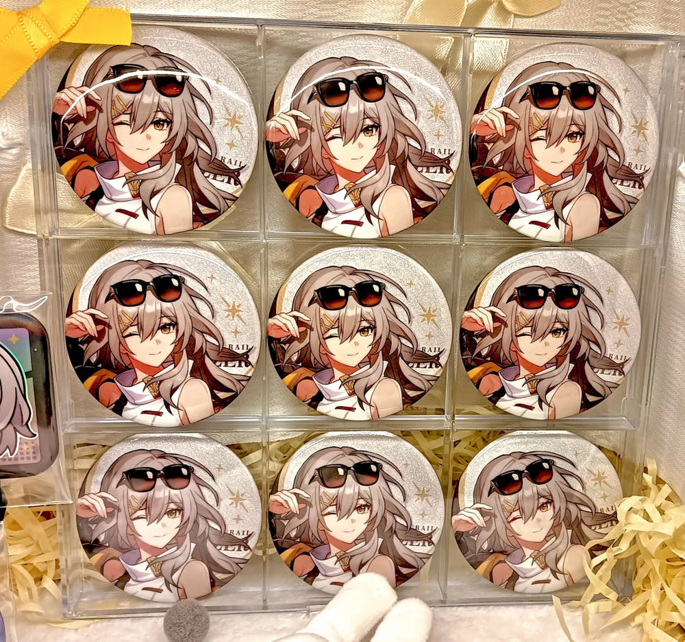 Honkai: Star Rail Express Travel Notes Series Tinplate-Abzeichen