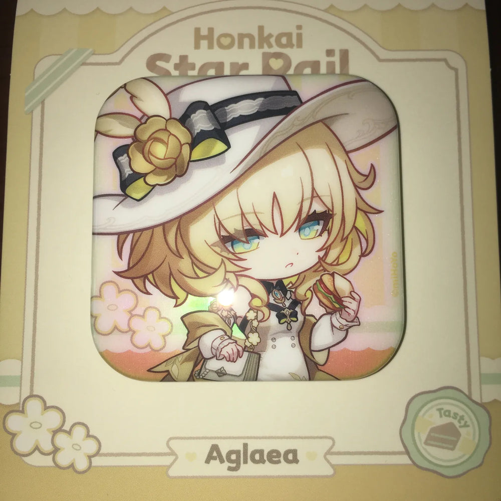 Honkai: Star Rail Express Travel Notes Chibi-Abzeichen – Tribbie & Aglaea